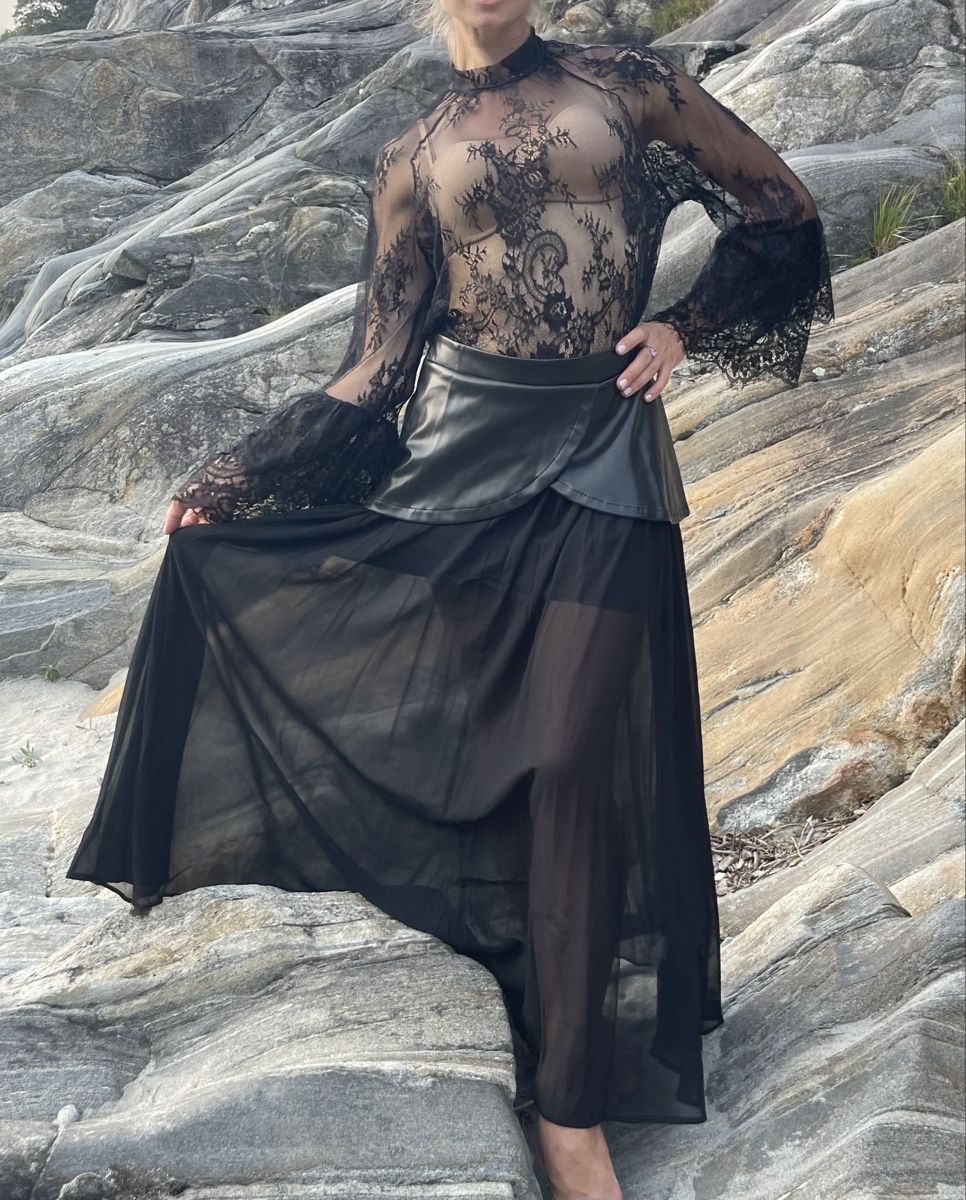 Camicette: Glamour Camicia di pizzo con maniche volante  – Nuovo e nell'imballaggio originale da Gordevio venduto da LanaZimm 4