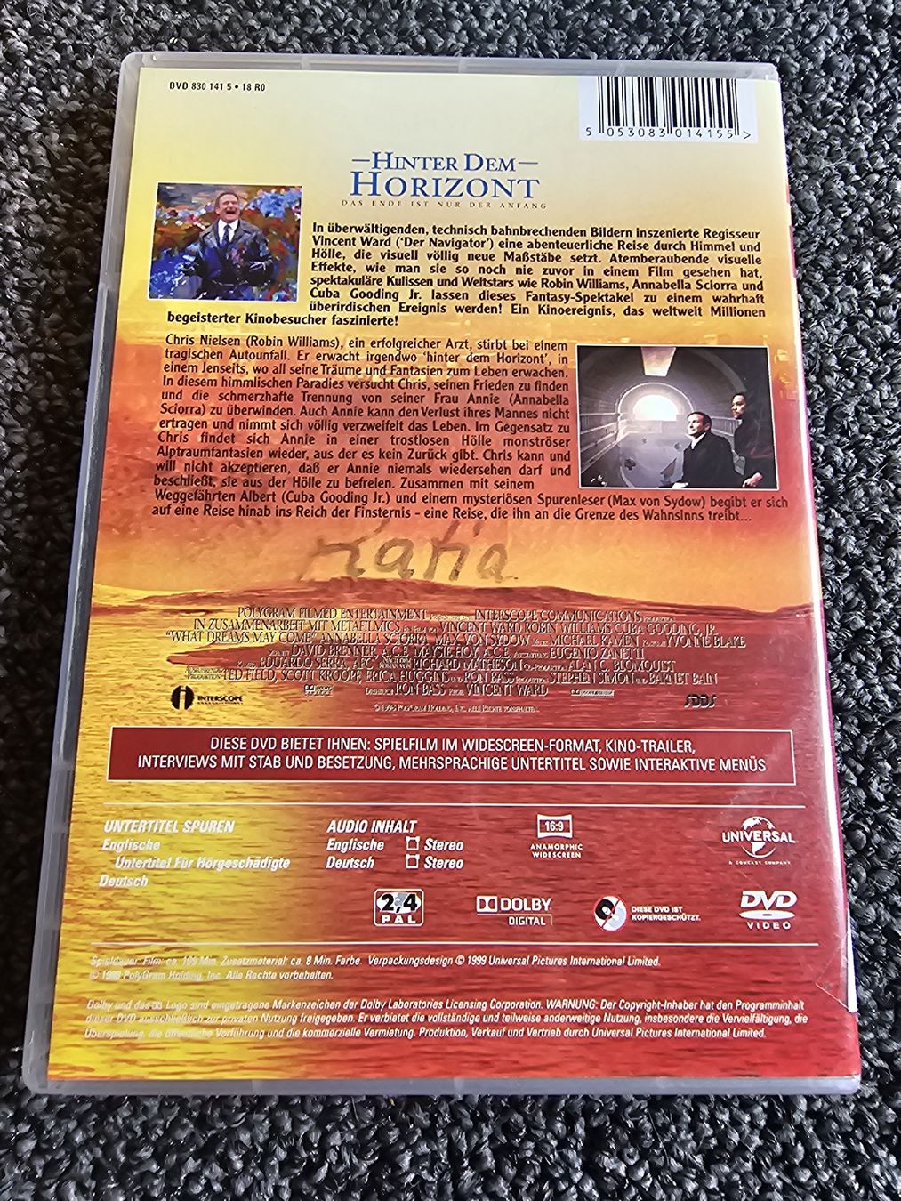 Tutti i DVDs: DVD: Hinter dem Horizont (20167) – Usato da Ruswil venduto da jan_bxl5 1