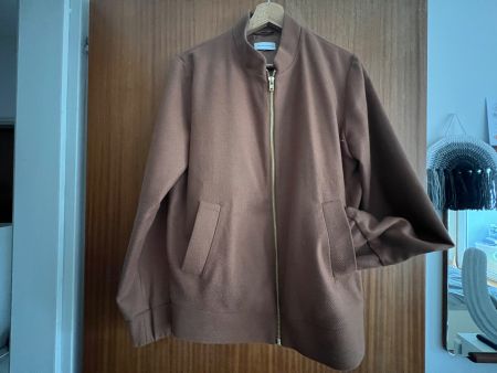Jacke aus Wolle, beige braun, Monika Kaminska xs/s