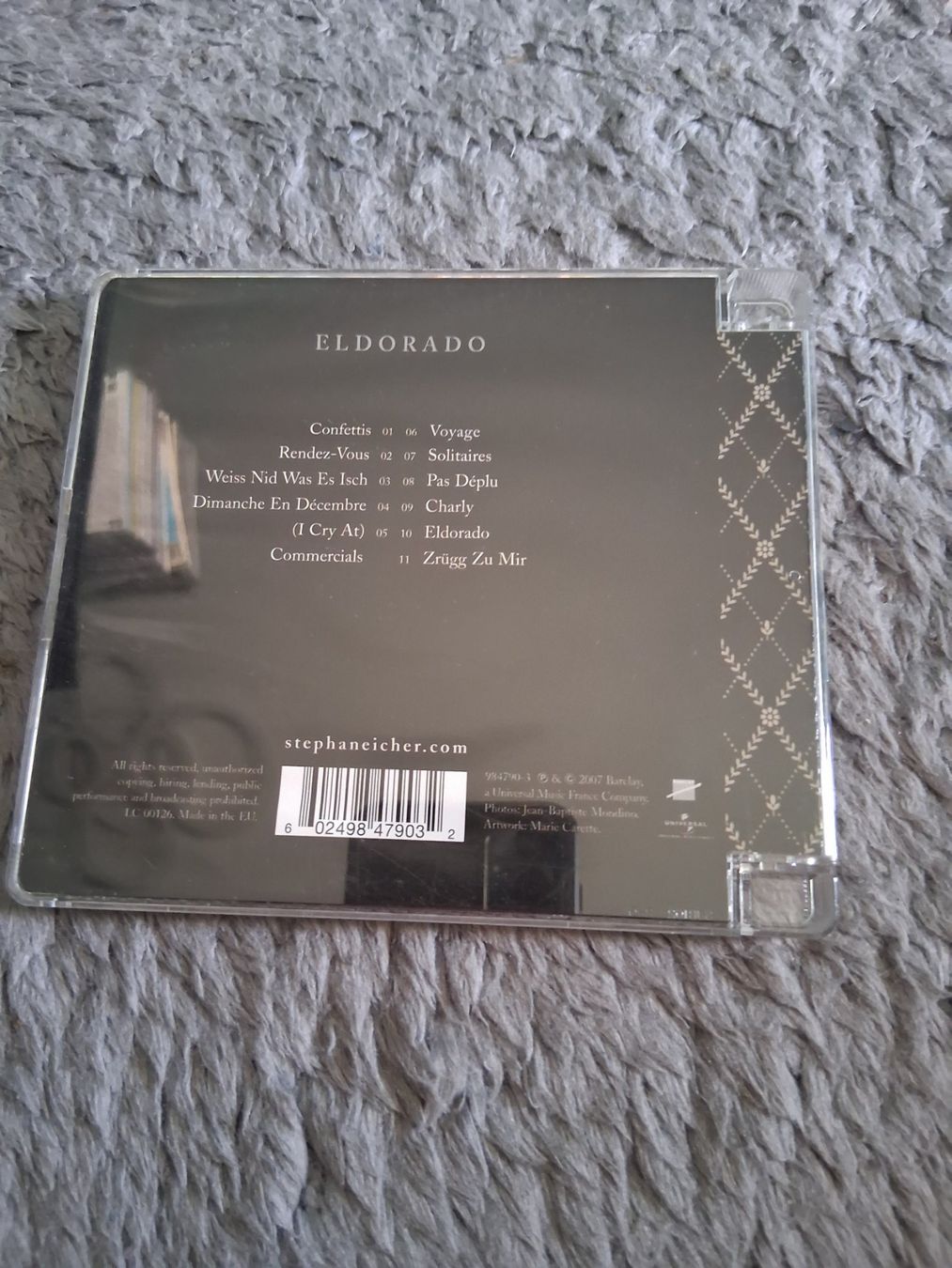 CDs: STEPHAN EICHER      ELDORADO      CD – D'occasion à Wetzikon ZH par Ramones01 1