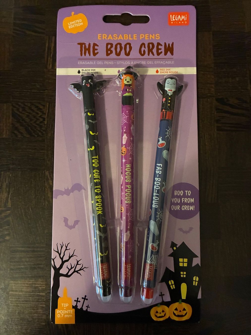 Legami Penna & Evidenziatori: Legami - Pack 3 stylos effaçables Halloween 2024 – Nuovo (secondo la descrizione) da Morges venduto da DideeJ
