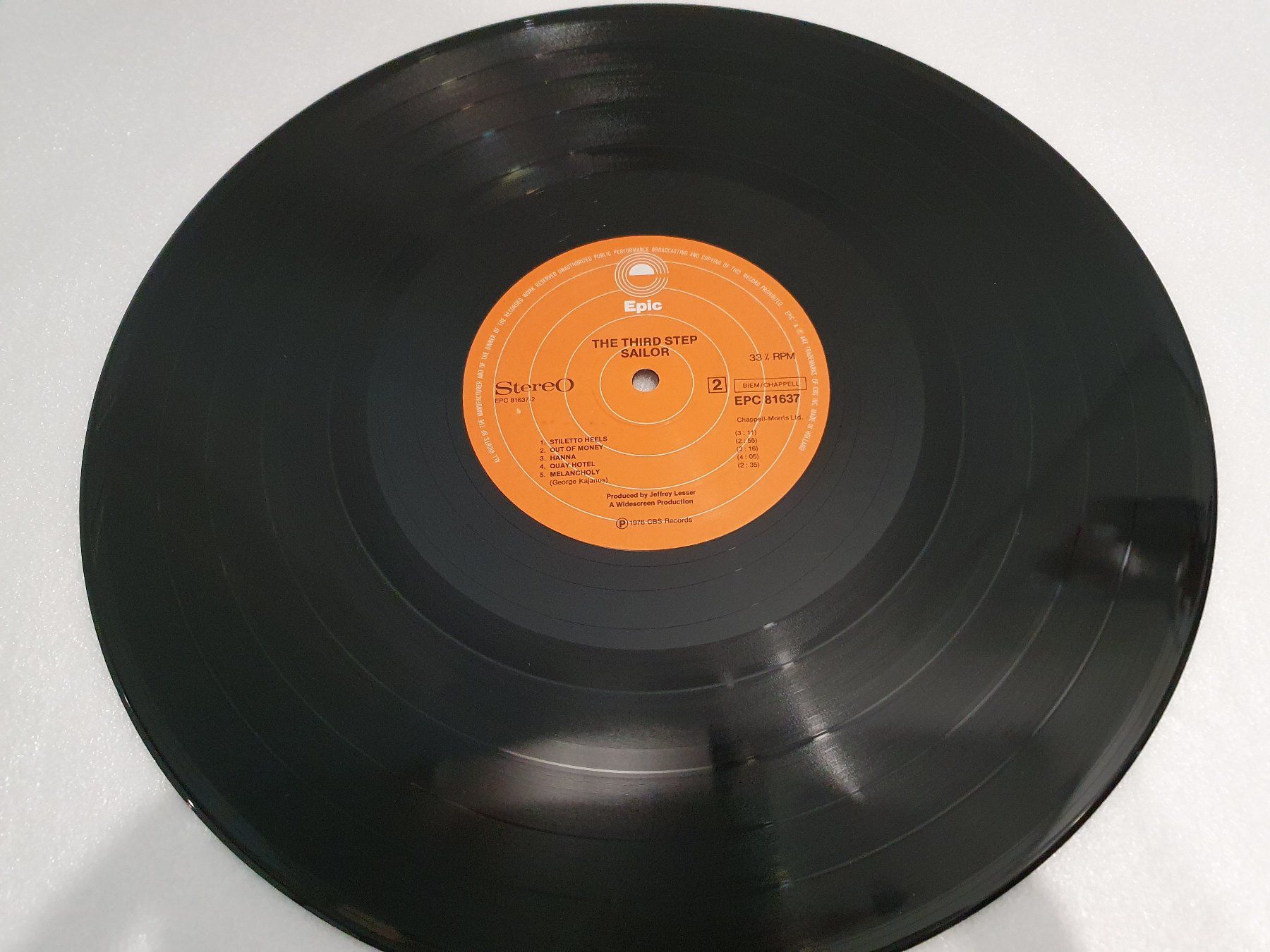 Dischi in vinile: Sailor – The Third Step – Usato da Uster venduto da Vinyl-Leidenschaft 6