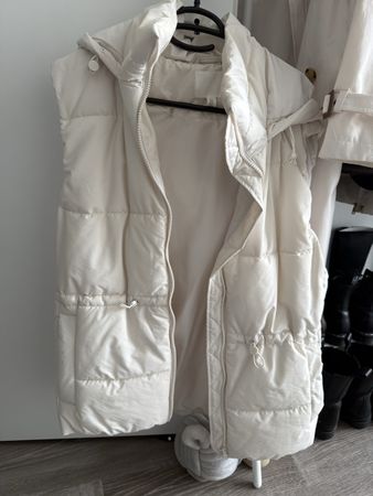 H&M Weste, Creme - wie neu, S