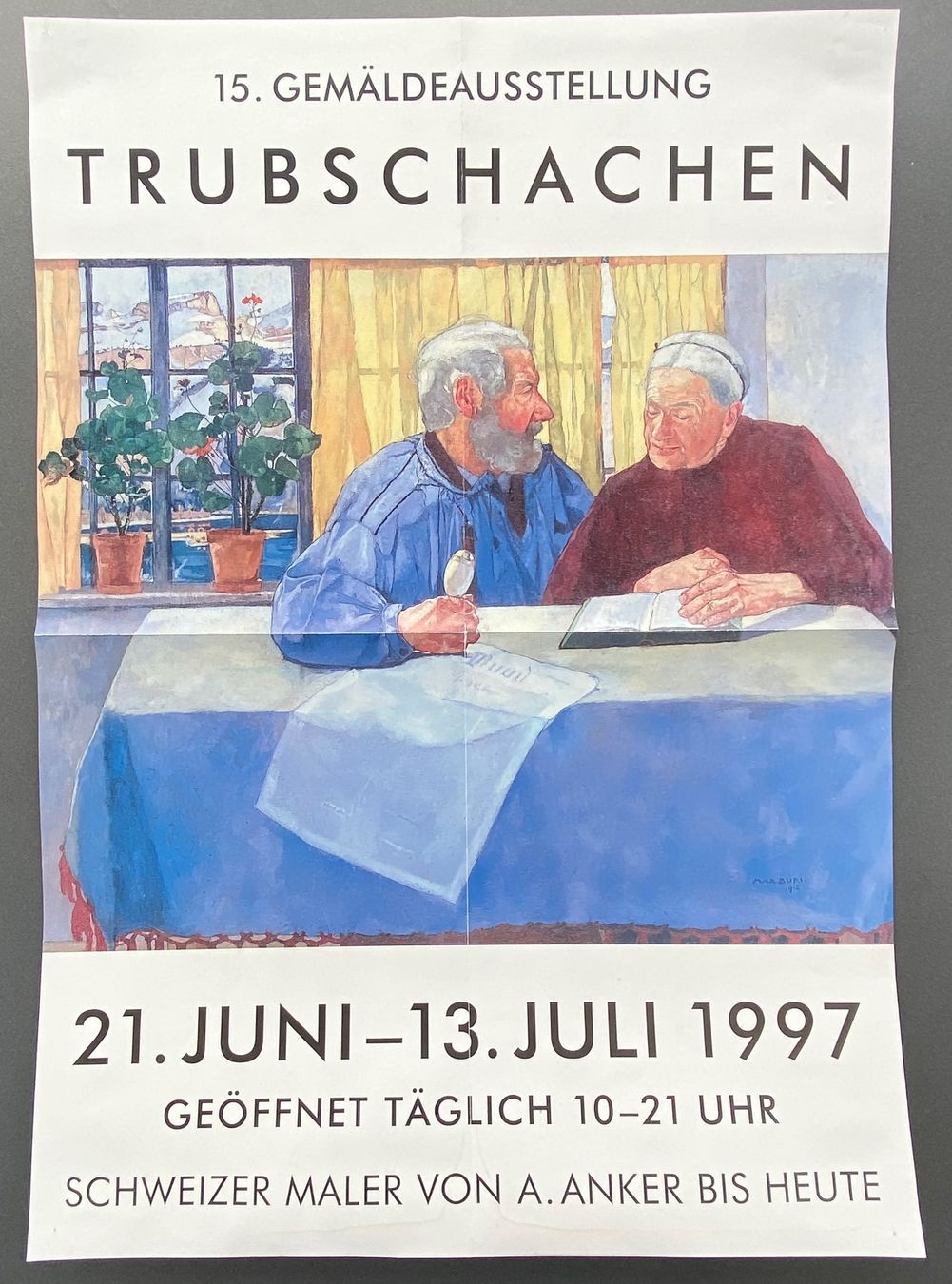 Foto & Immagini: 4x Plakate Gemäldeausstellung TRUBSCHACHEN – Usato da Dietlikon venduto da Sa_Biene 1