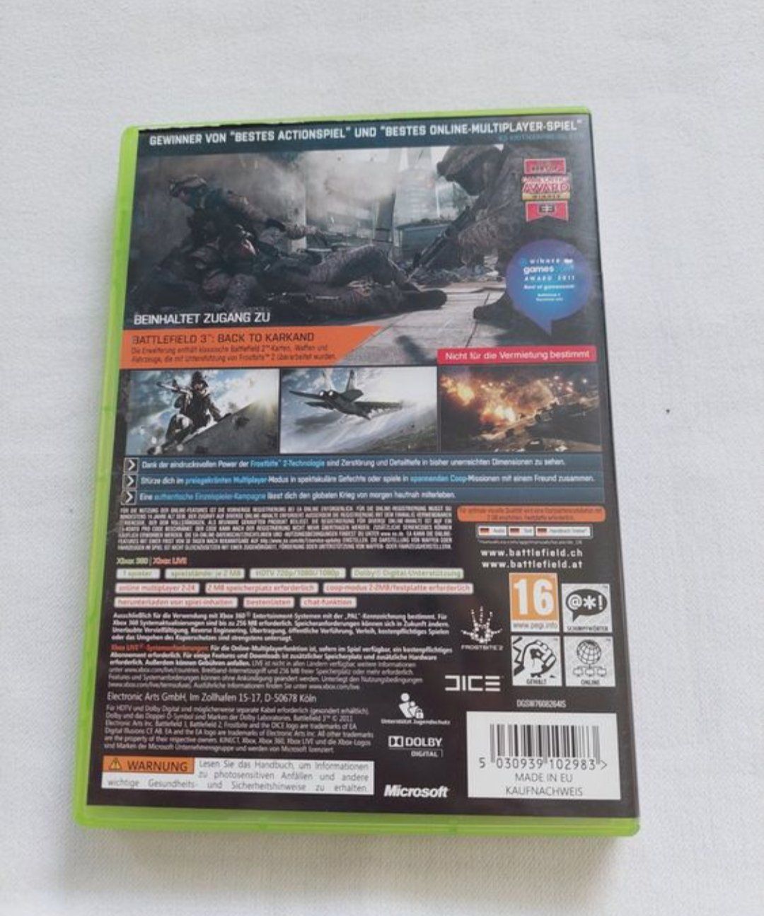 Giochi: Battlefield 3 XBOX 360 – Usato da Köniz venduto da Gamecollect 3