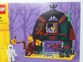 LEGO Halloweendeko Scheune Skelett Fledermaus 40721
