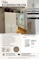 Kleiderschrank weiss Hochglanz – fast neuwertig