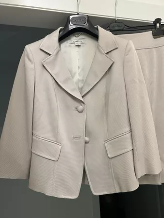 Tailleur Marella gris perle