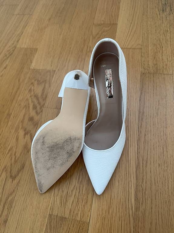 Scarpe da donna: High Heels, weiss, Gr. 36 – Usato da Uster venduto da cynale 1