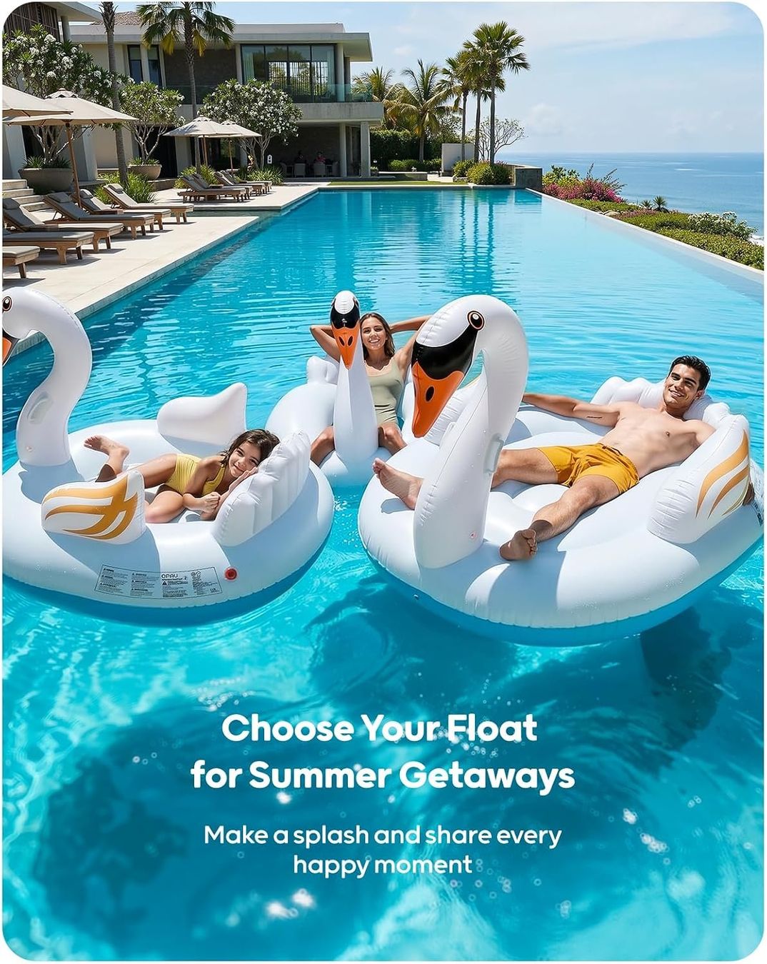Schwimmringe: Aufblasbarer Schwan Pool Float Schwimmtier – Neu und originalverpackt aus Suhr von SchnapperCH 4