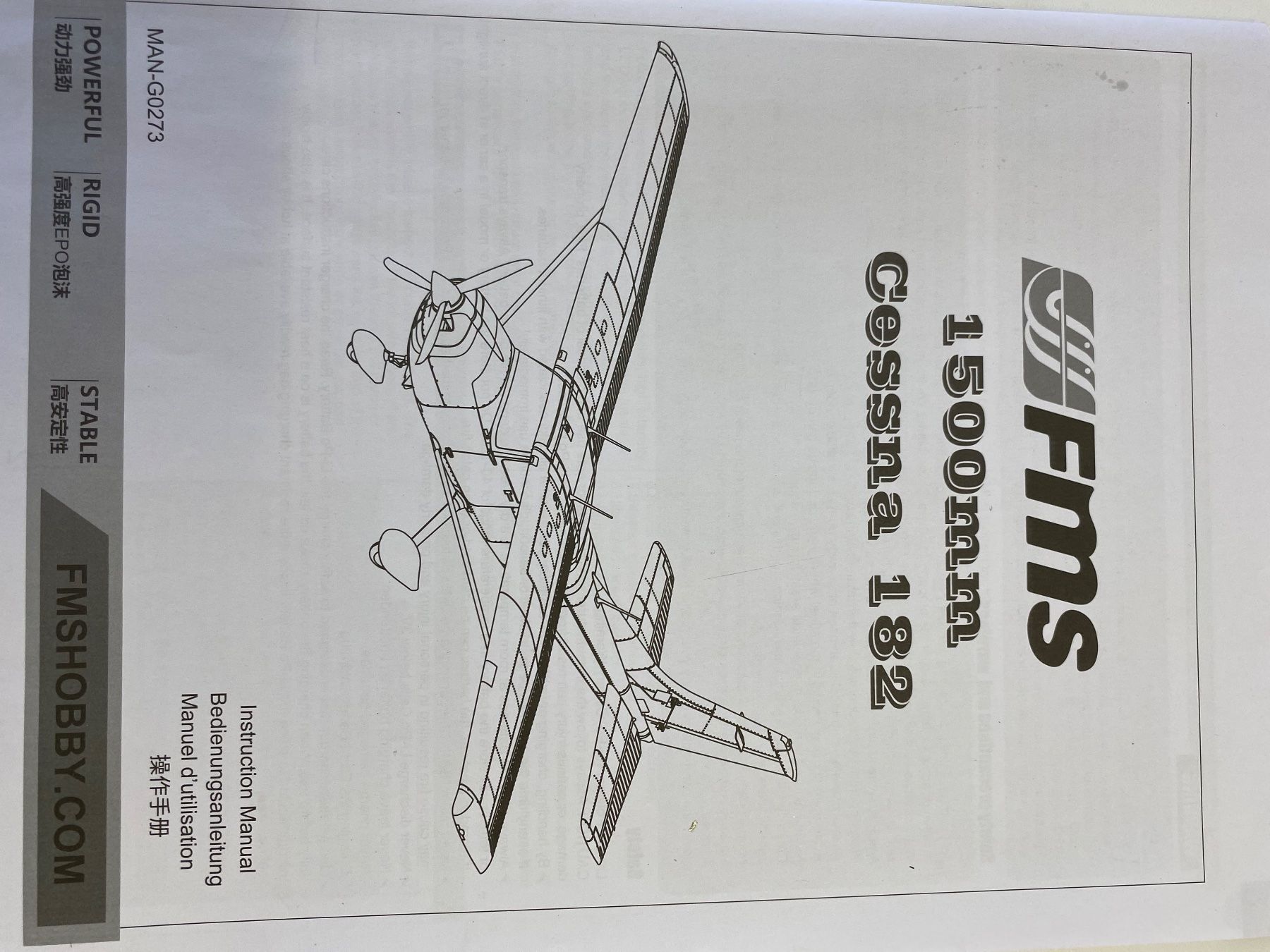 RC Kits de montage: Modellflugzeug FMS Cessna 182 – D'occasion à Berg TG par chr_2tsk 3