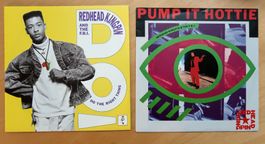 REDHEAD KINGPIN & THE F.B.I. - 2 VINYL SINGLES (NM/VG)