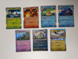 Pokemon - 7 Holo-Karten aus Journey Together (JTG) - EN