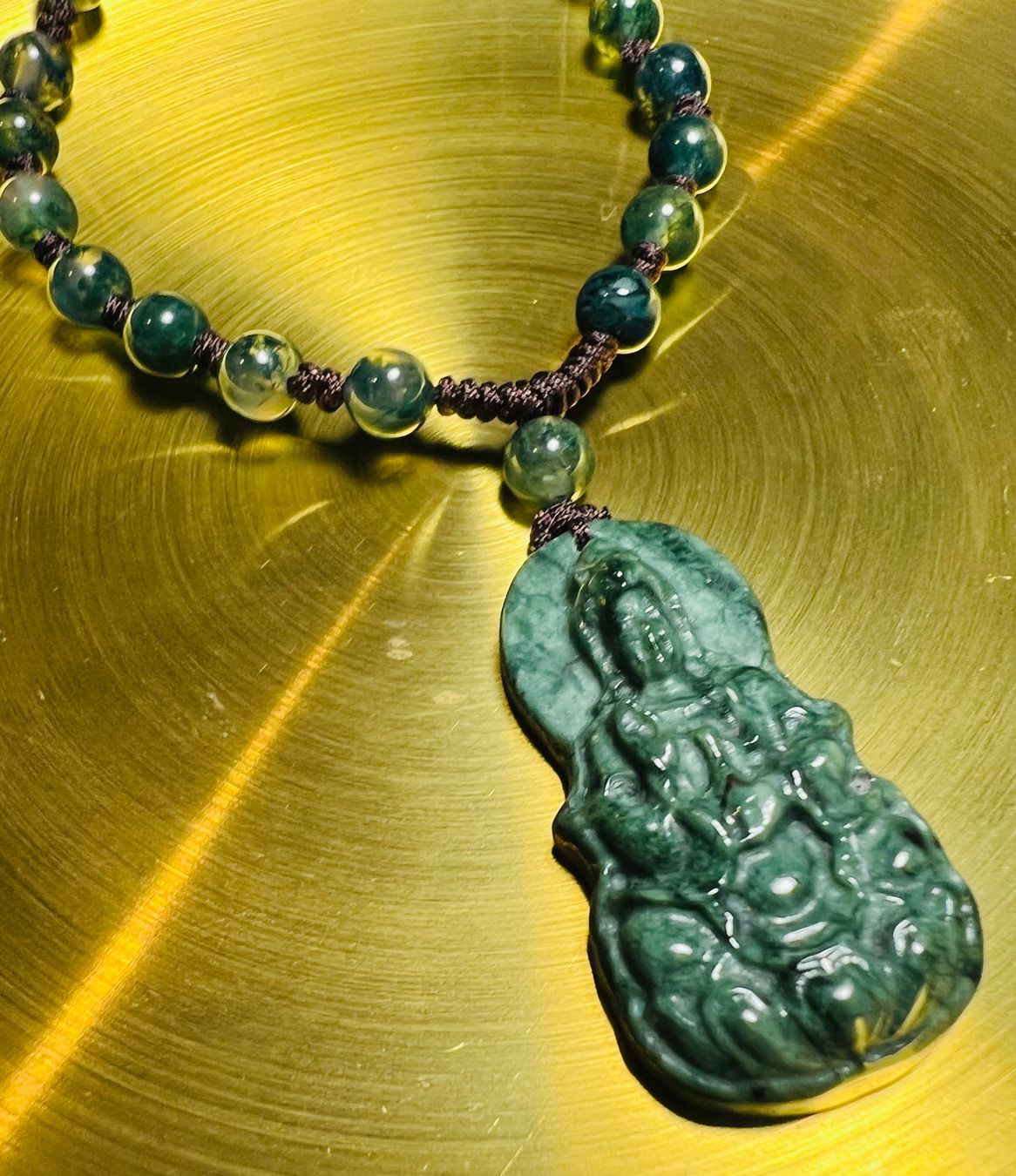 Anhänger: SERPENTIN Edelstein ...mit Echtheit Zertifikat – Neu (gemäss Beschreibung) aus Zürich von stock4you 2