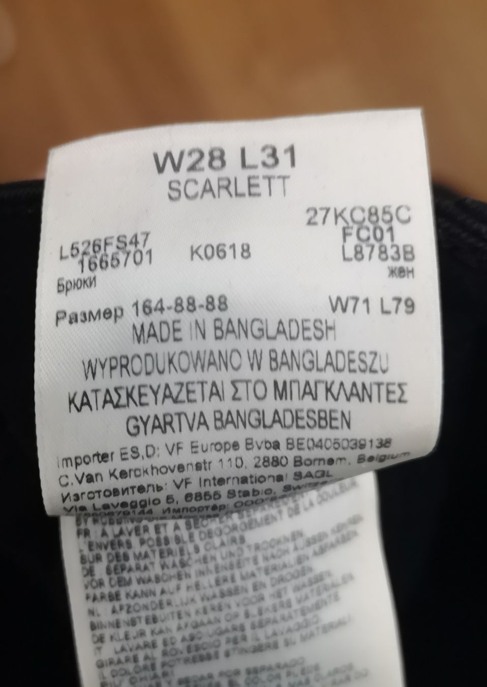 Lee Jeans: Lee Jeans "Scarlett" W28 L31 – Usato da Niederbipp venduto da kevintifu20 4