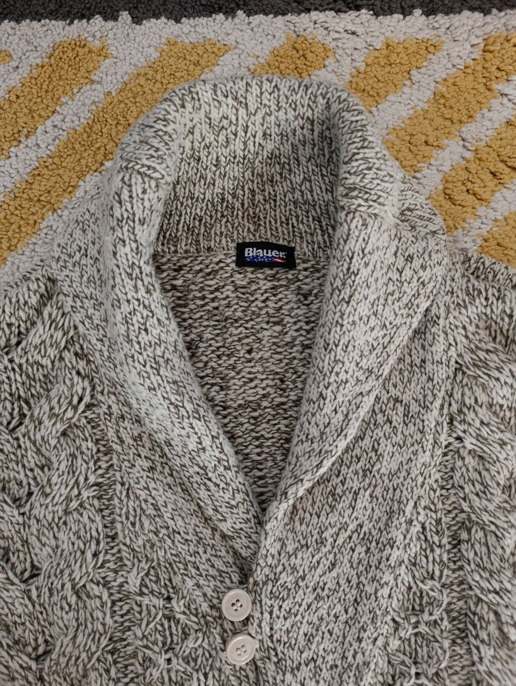 Giacche: Marke: Blauer USA, Baumwolle Strickjacke, Gr.L – Usato da Wil SG venduto da Donaldus 2