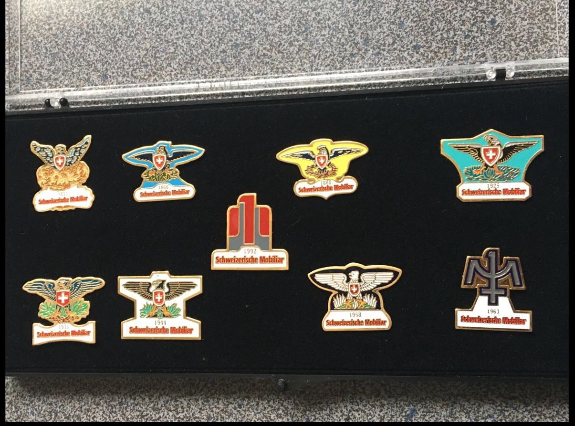 Plaketten & Abzeichen: PIN - Set „Schweizerische Mobiliar“ – Gebraucht aus Wangen b. Olten von Finolino28