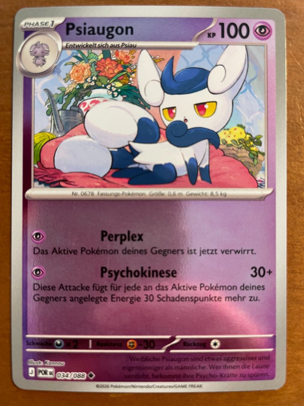 Pokémon Carte collezionabili: Pokemon Psiaugon Reverse (Versand gratis) – Nuovo (secondo la descrizione) da Chur venduto da Angerson
