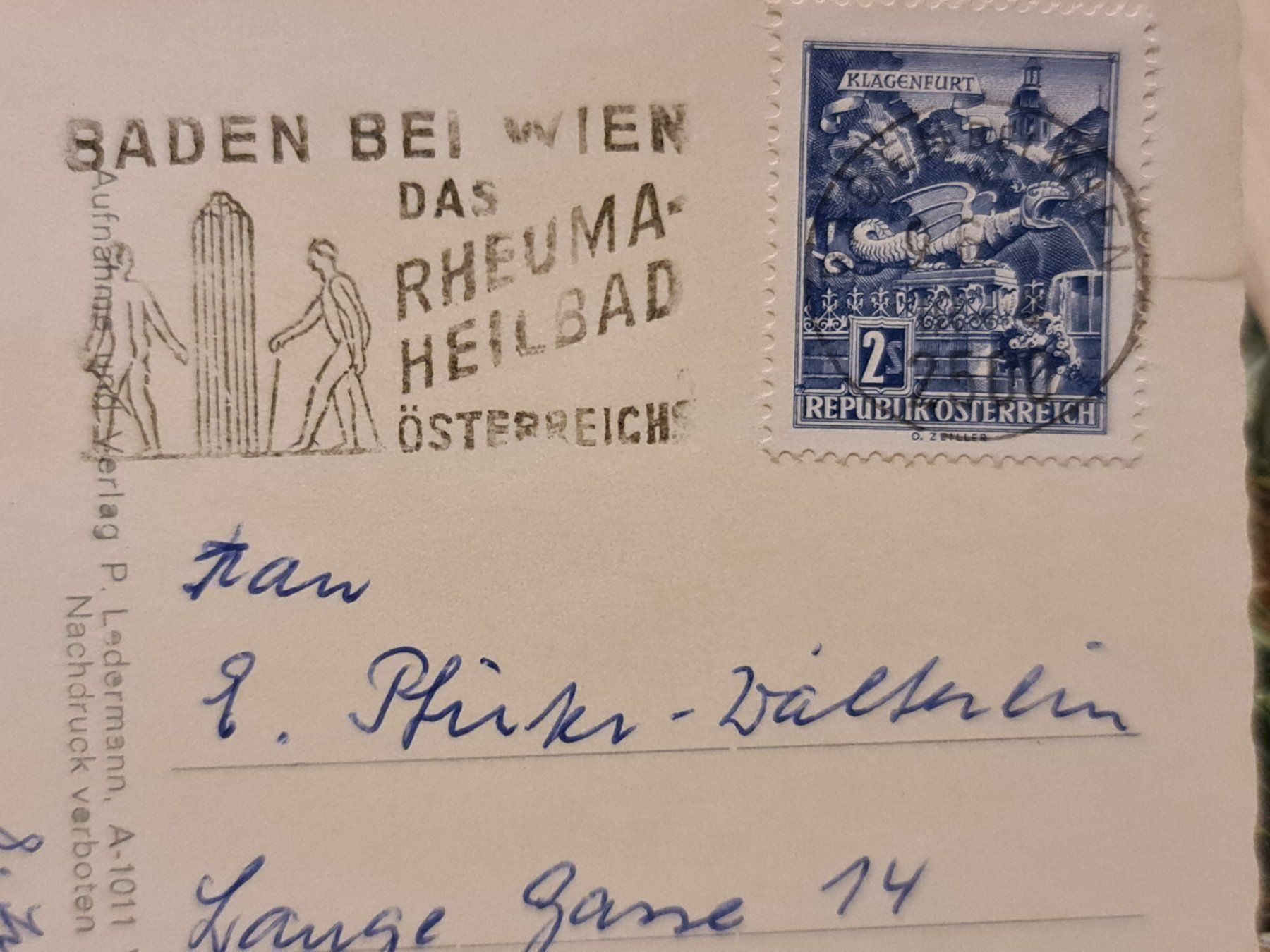 Cartoline postali: Ansichtskarte Baden bei Wien – Usato da Dintikon venduto da Vexi 1