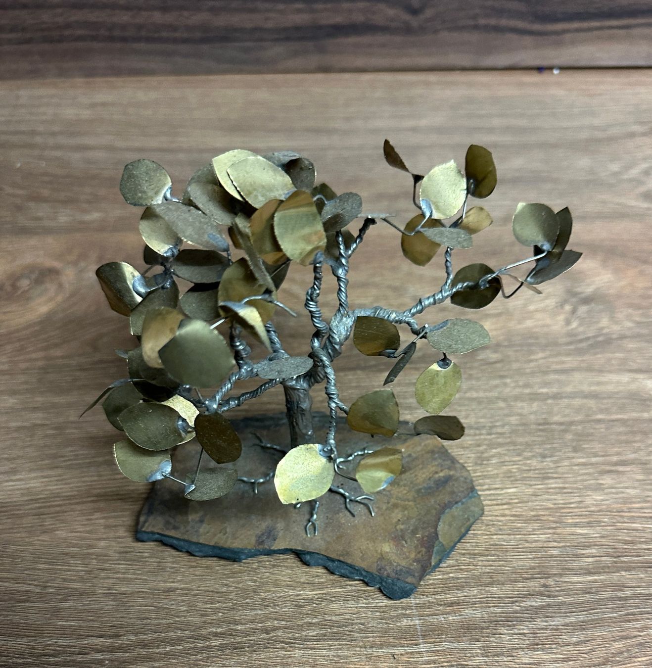 Tutte le decorazioni: Deko Baum Metallbaum Drahtbaum auf Steinplatte Herbstdeko – Usato da Nussbaumen AG venduto da olitech5415 1