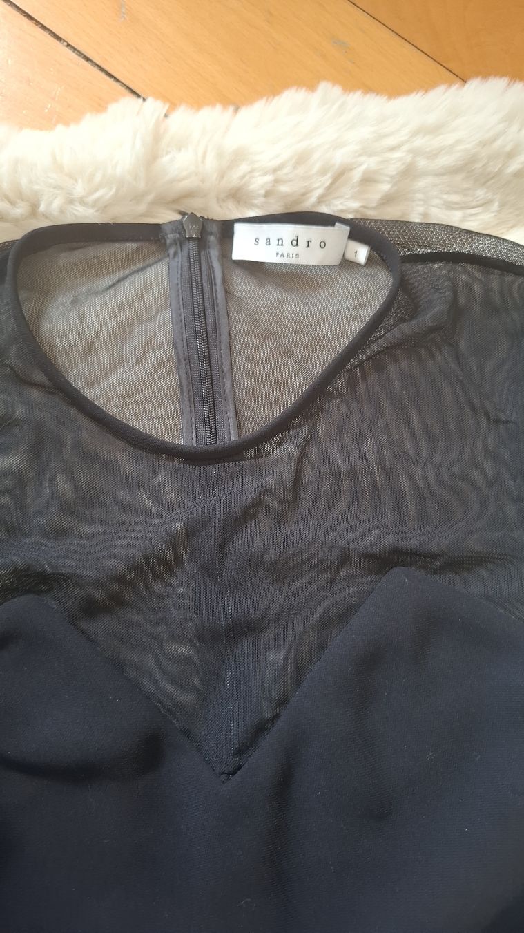 Sandro Tute: Sandro Combinaison Noire Transparence Taille 1 – Nuovo (secondo la descrizione) da Le Locle venduto da sAm_2112 1