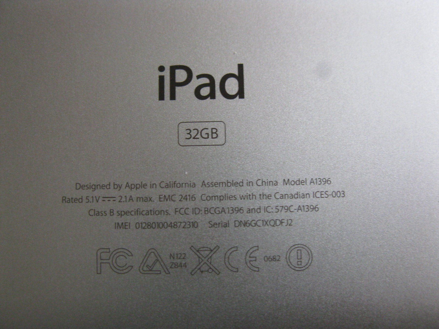 Apple Tablettes PC: Apple iPad Gen. 2, Model: A1396 – D'occasion à Hittnau par Mares8335 1