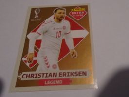 1 Christian Eriksen Extrasticker Dänemark WM 2022 LEGEND