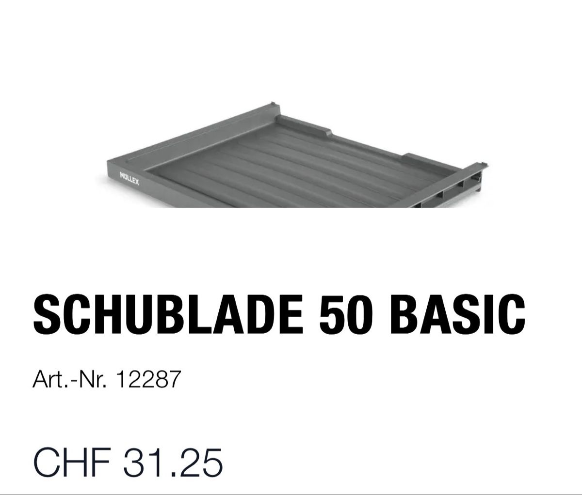 Müllex Poubelles: Müllex Schublade 50 basic Deckelsystem – Neuf avec emballage d'origine à Maienfeld par sobiratil