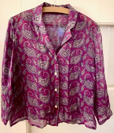 ROBERT FRIEDMANN SHIRT 100%Seide, Grösse L, NP CHF129.-