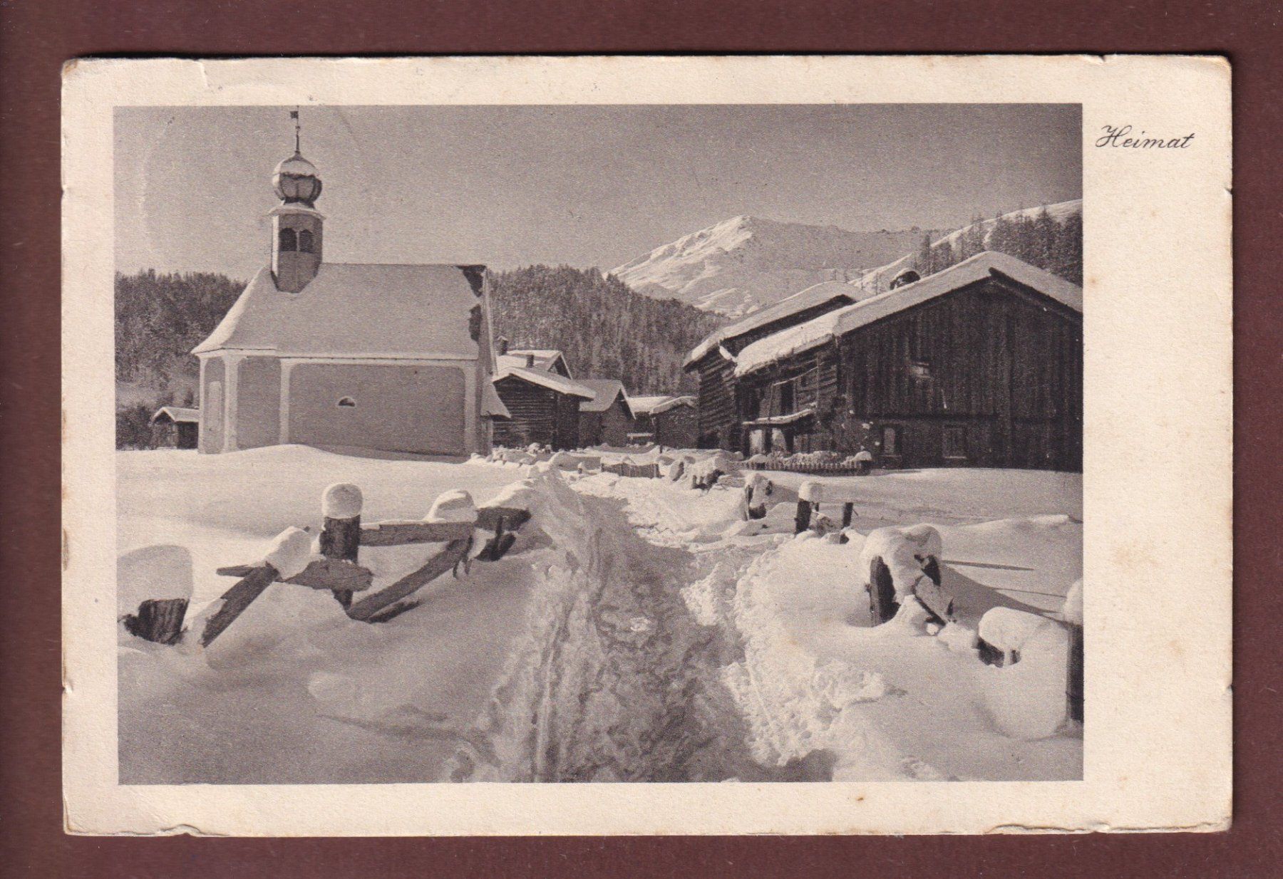 Cartoline postali: GRAUBÜNDEN - Heimat - 1921 – Usato da Pully venduto da nicecards-shop