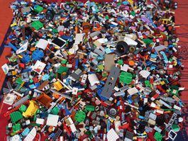 Lego Steine gebraucht Kiloware Konvolut 4.5 kg en vrac