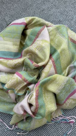 Écharpe légère PASHMINA, (Cachemire, soie)