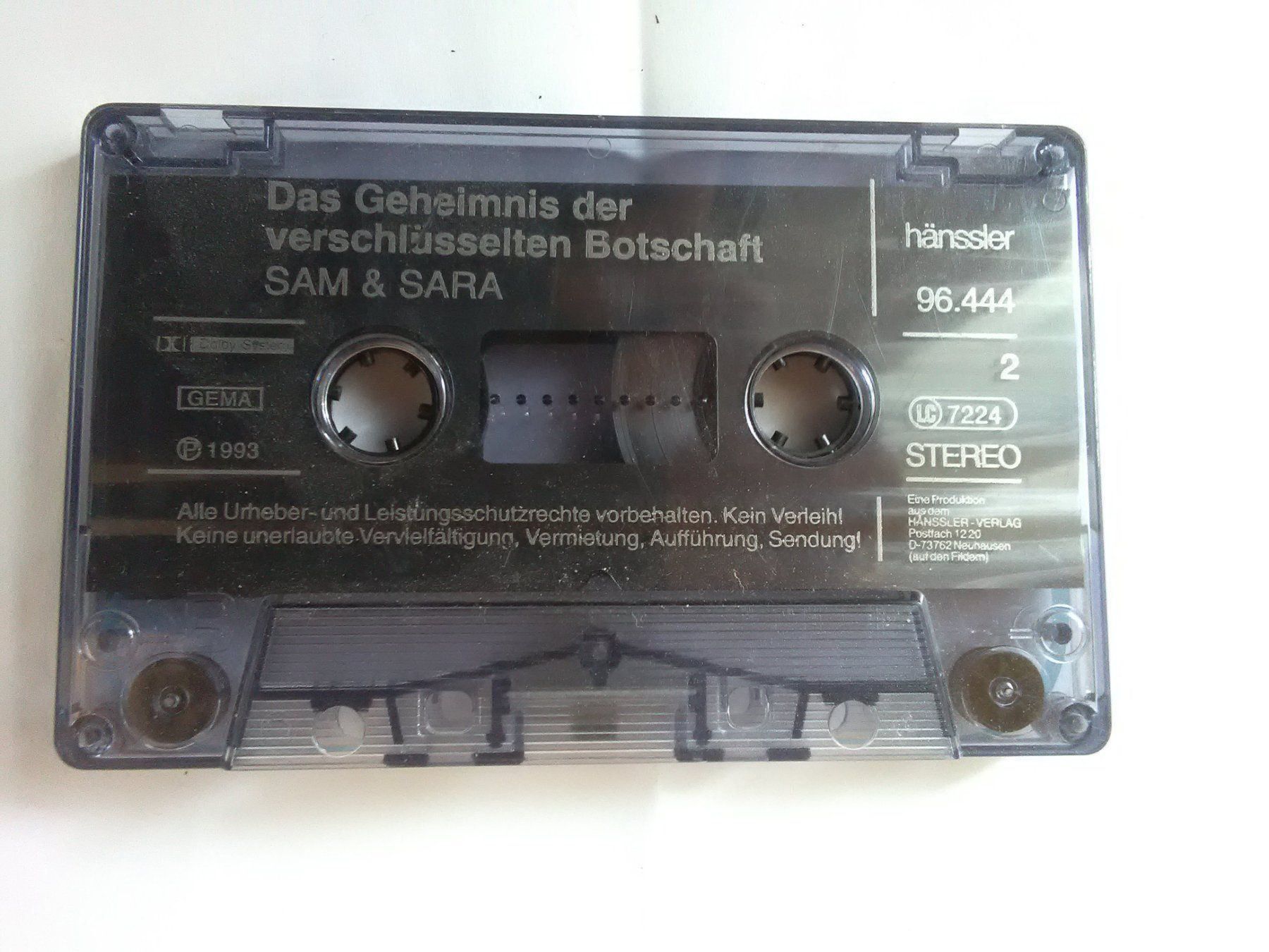 Musicassette: Das Geheimnis der verschlüsselten Botschaft – Usato da St.Galllen venduto da elkaphone 5