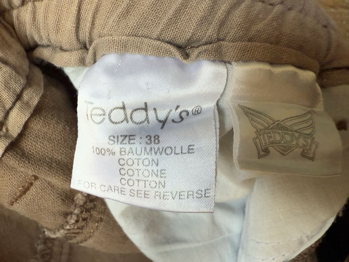 Jeans: Jeans brun clair Teddy’s, t.38/M – Gebraucht aus Tavannes von Thriftshop 4