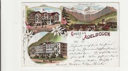 Adelboden, 1899, Litho