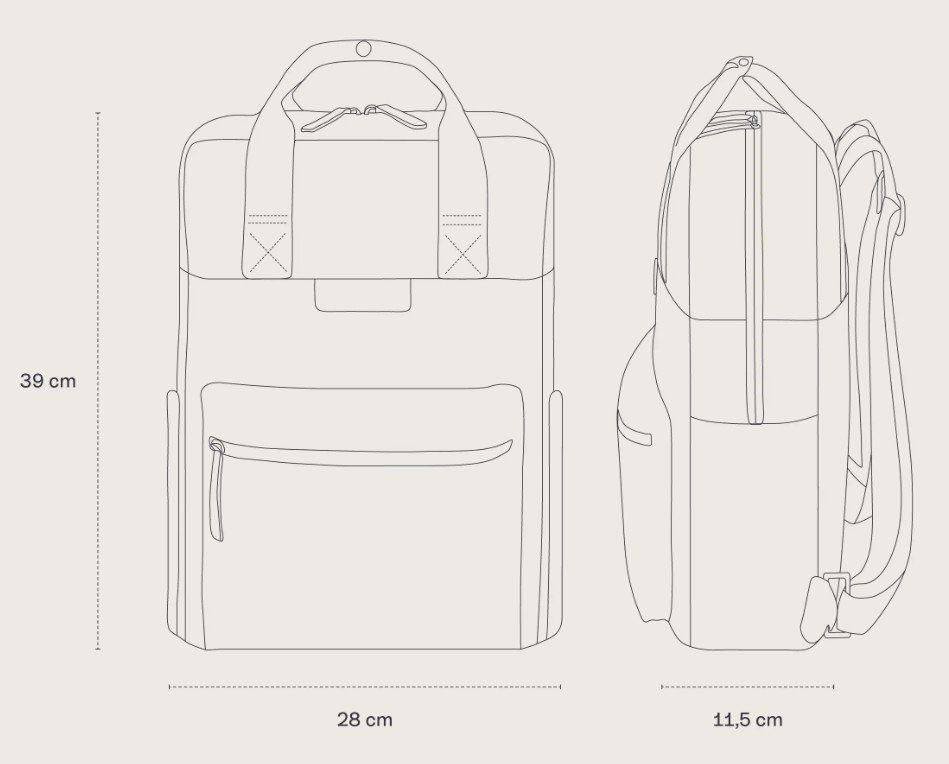 Kapten & Son Zaini: Kapton & Son Bergen Rucksack – Nuovo (secondo la descrizione) da Herrliberg venduto da hae_ym7p 3