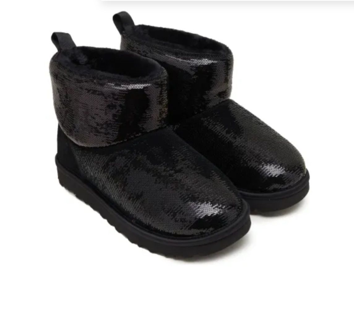 Ugg Damenschuhe: UGG Classic Mini Mirror Ball Boots Schwarz Gr. 38 – Neu (gemäss Beschreibung) aus Grüningen von scotus82 5
