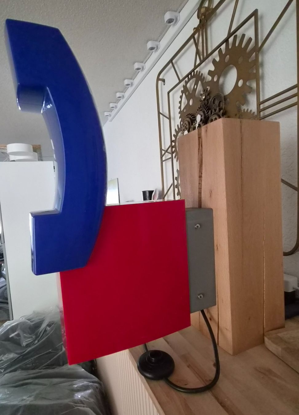 Lampade: Coole Retro Lampe im Telefon Design, ein echter Hingucker! – Usato da Münchenbuchsee venduto da mausi1966 5