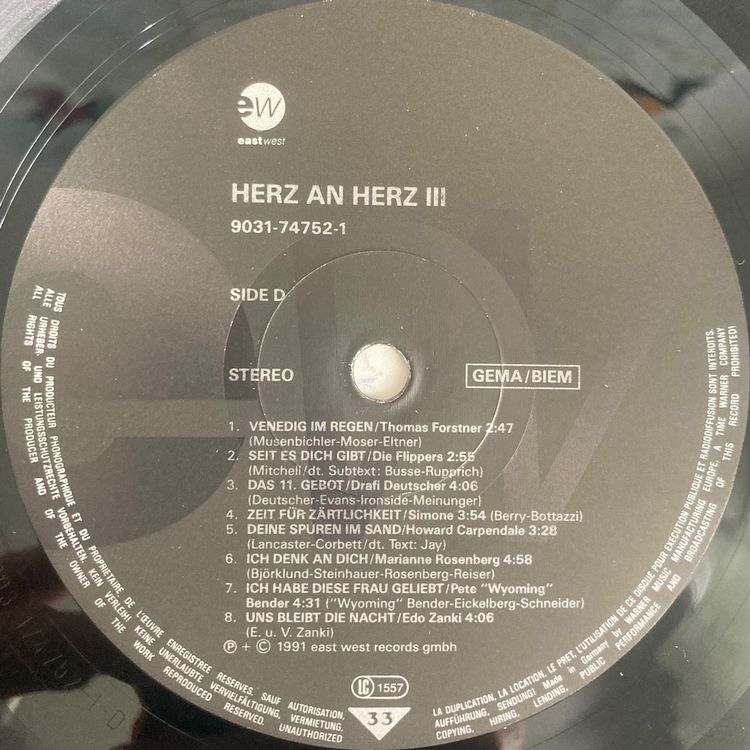 Various🔸Herz An Herz 3 - 32 Deutsche Kuschelhits Doppel-LP (Neu (gemäss ...