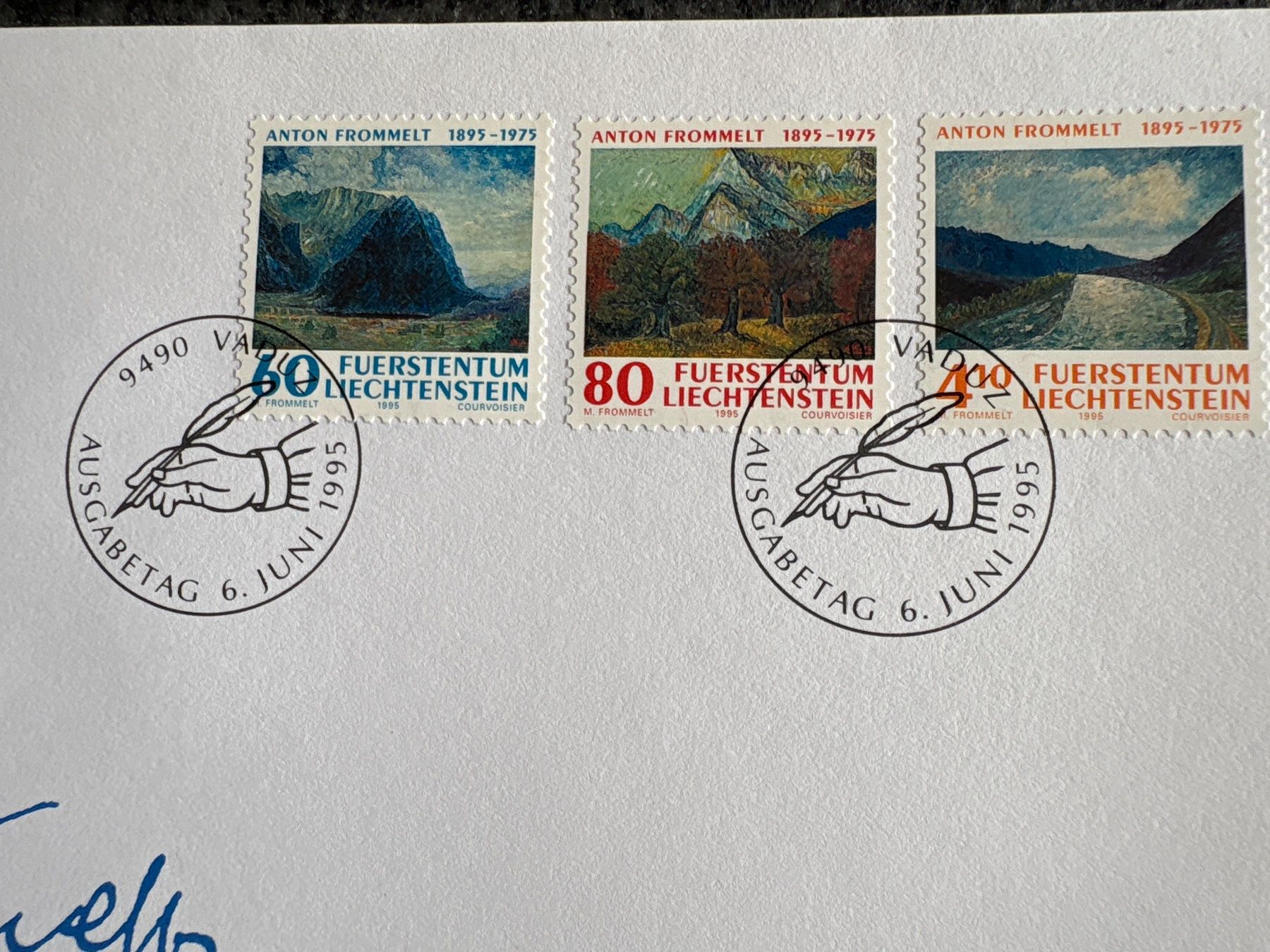 Tutti i francobolli: Briefmarken Liechtenstein Ersttagsbriefe Sammlung – Usato da Ibach venduto da lisch3 4