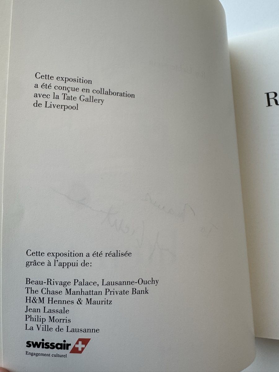 Bücher: Roy Lichtenstein SIGNED Exhibition Catalog Switzerland Pop – Gebraucht aus Morges von SevArt 3