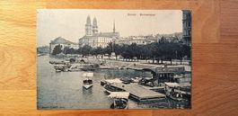 Tolle Postkarte Zürich Sonnenquai 1912