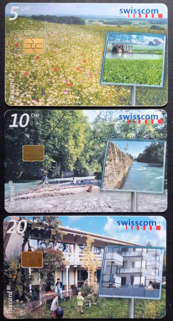 Swisscom Schede telefoniche: Taxcard - Nachhaltigkeit - CH – Usato da Niederuzwil venduto da lubimaja