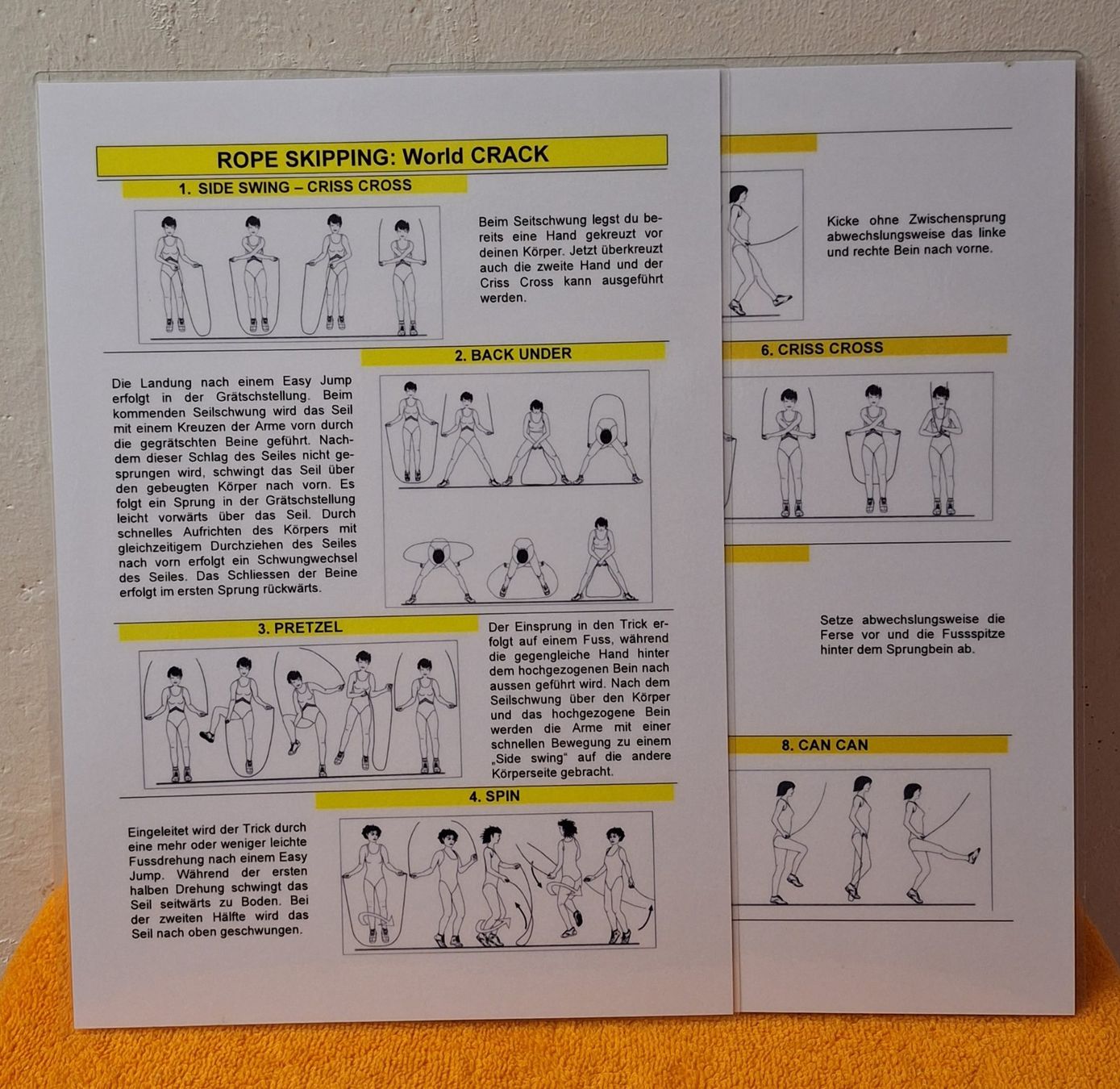 Corde per saltare: 18 ROPE SKIPPING Lernkarten-Set – Usato da Muri AG venduto da Edlerweiss 7