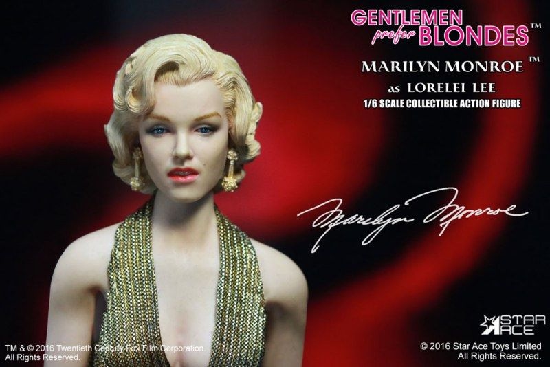 Giocattoli: 1/6 Marilyn Monroe "Lorelei Lee" Gold Dress ver. – Nuovo e nell'imballaggio originale da Vuadens venduto da Chouchoujapan 4