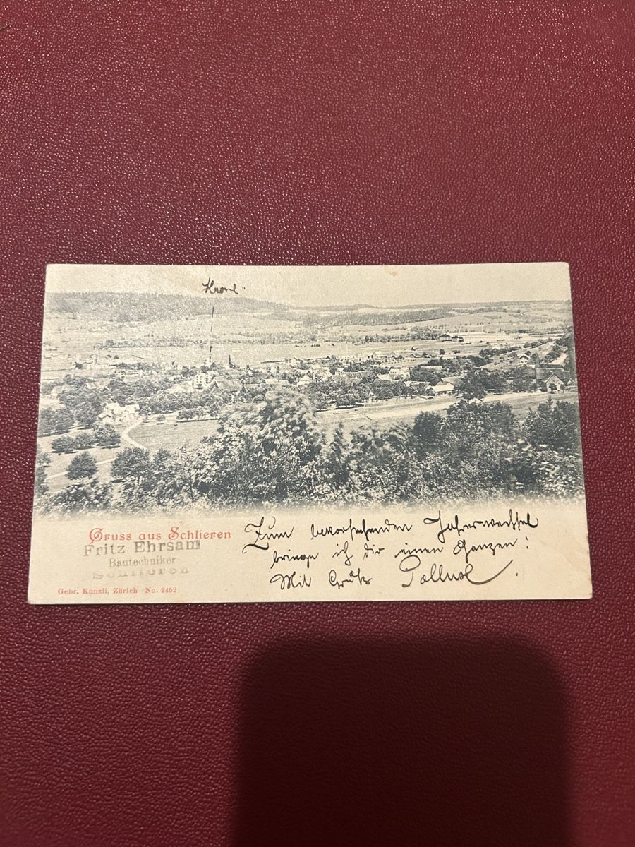 Cartoline postali: Gruss aus Schlieren 1899 – Usato da Breganzona venduto da Milesbo