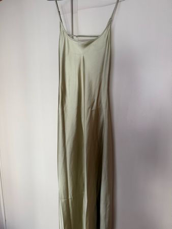Robe zara vert claire