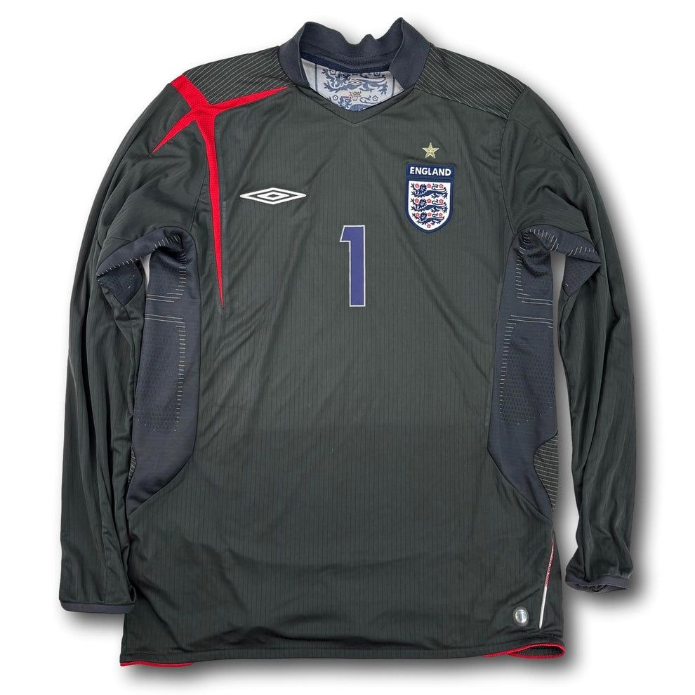 Umbro Canottiere & Pantaloni: England - 2005-06 - Torwart - L - Umbro - James – Usato da Bolligen venduto da ToTheJerseyEquipment 1