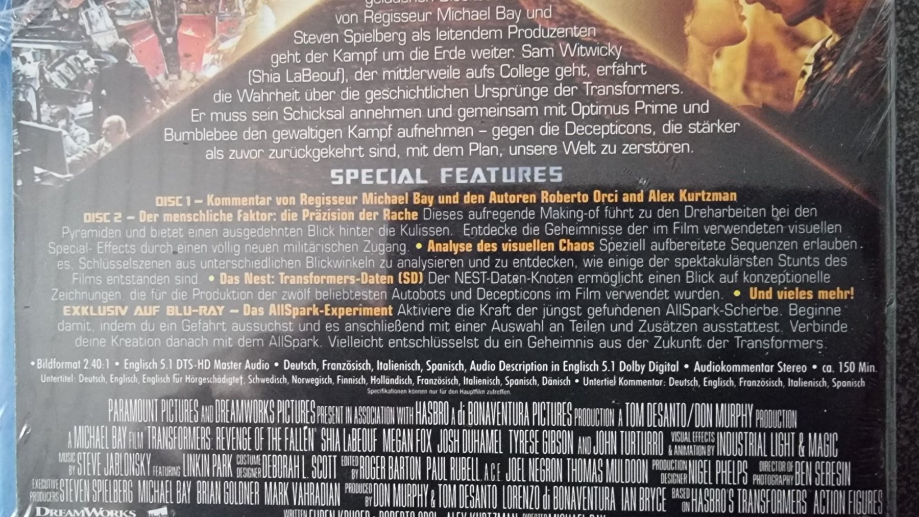 Tutti i DVDs: Blu Ray - Transformers Die Rache -  OVP – Nuovo e nell'imballaggio originale da Oetwil am See venduto da fineli2 1
