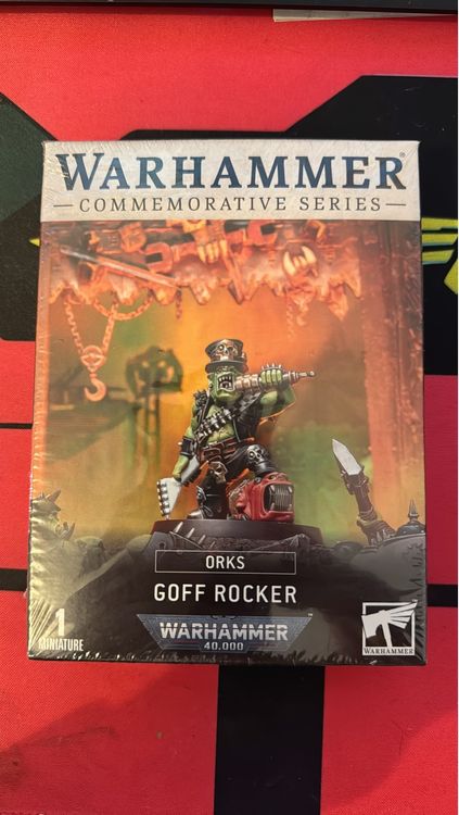 Warhammer 40k Goff Rocker Ork - Figurine Games Workshop - Neuf Sous Blister